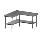 John Boos ST4R1.5-L3060SSK - Work Table, L-shaped, 60