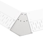 John Boos UBDR-45-OC - Bar drink rail 90° outside corner filler