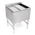 John Boos UBIB-1824-CP7 - Slim-Line Underbar Ice Bin, 24