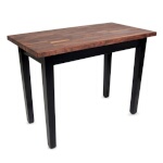 John Boos WAL-C6025 - Blended American Black Walnut Table, 60