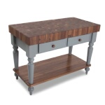 John Boos WAL-CUCR04-SHF - Rustica Wallnut Top Butcher Block, 30