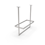 John Boos PRTC1A-C - Pot Rack, ceiling mount, square, 31-1/4