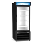 Kelvinator KCHGM26F - Freezer Merchandiser, one-section, 26 cubic feet, glass door, black exterior