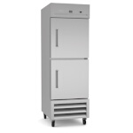Kelvinator KCHRI27R2HDF - Reach-In Freezer, one-section, 23 cubic feet, (2) half-size solid doors