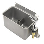 Krowne 16-153L - Front Mount Dipperwell, stainless steel, 1
