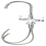 Krowne 16-301L - Royal Double Pantry Faucet, deck mount, gooseneck spout