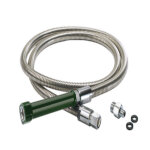 Krowne 21-134L - Pre-Rinse Hose, 60, with grip, flexible stainless steel