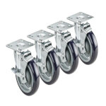 Krowne 28-101S - Caster, Swivel w/brake, 3
