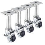 Krowne 28-117S - Adjustable Height Plate Caster, 8-1/2