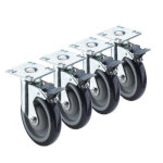 Krowne 28-260S - Heavy Duty Caster, Swivel w/brake, 5