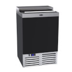 Krowne Metal BC24-BG - Bottle Cooler, Sliding Lid, Black