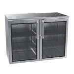 Krowne BR48-SS - Back Bar Cooler, two-section, 48