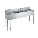 Krowne CS-1872 - Sink, 3 compart., 72