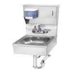 Krowne HS-37 - Space Saver Sink, wall mt., 12