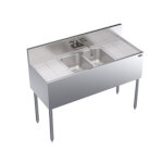 Krowne KR19-42C - Underbar Sink, 2 compart, 48