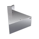 Krowne KR24-DFC45 - Underbar Corner Angle Filler, front corner, 45° angle, (1) leg