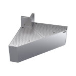 Krowne KR24-DFC90 - Underbar Corner Angle Filler, front corner, 90° angle, (1) leg