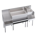 Krowne KR24-W72B-10 - Cocktail Station, blender station & recessed drainboard, 72