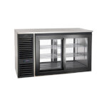 Krowne PTSD60L - Pass-Thru Back Bar Refrigerator, two-section, 60