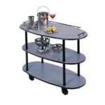 Lakeside 36300 - Service Cart, rounded oval, 23