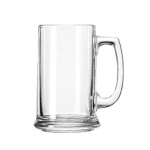 Libbey 5011 - Handled Mug, Glass, 15 oz. (Case of 12)
