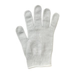Mercer M33413L - Cut Glove, Size L, 10 gauge, left or right hand, white with white cuff