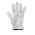 Mercer M33413M - Cut Glove, Size M 10 gauge, left or right hand, white with green cuff