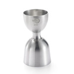 Mercer M37006 - Straight Rim Jigger, 1 & 2 oz., 18/8 stainless steel