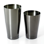 Mercer M37009BK - Cocktail Shaker Set, (1) each 28 oz. & 18 oz. shaker, black mirror finish
