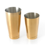 Mercer M37009GD - Cocktail Shaker Set, (1) each 28 oz. & 18 oz. shaker, gold-plated mirror finish
