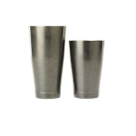 Mercer M37009VBK - Cocktail Shaker Set, (1) each 28 oz. & 18 oz. shaker, black vintage finish