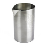 Mercer M37086 - Mixing Tin, 21 oz., double-wall insulated, pouring spout, 18/8 stainless steel