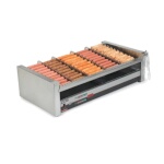 Nemco 8250SX-SLT - Roller Grill, counter top, digital controls, slanted rollers, 50 dogs capacity