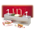 Nemco 88100-CB-3 - Condiment Station, 25.75
