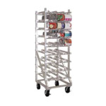 New Age 1250CK - Can Storage Rack, mobile, sloped glides, holds (162) #10 or (216) #5 cans