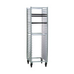 New Age 1330 - Bun Pan Rack, mobile, full height, end loading, slides on 2