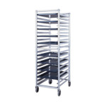New Age 6301 - Bun Pan Rack, full height, open sides, 3