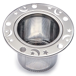 Norpro 5549 - Decorative Laser Etched Tea Infuser, 3.75 x 2.25 in.