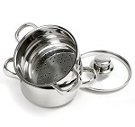 Norpro 2025 - 3 pc Stainless Steel Steamer, 1 qt.