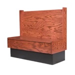 Oak Street ARST-4842-DBL-VSWB - Aristocrat Booth, 48