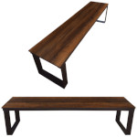Oak Street JUB1672-BENCH - Jubilee Picnic Style Bench, with 16