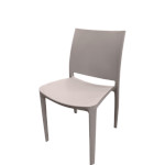 Oak Street OD-CH-752-GG - Teton Stacking Chair, indoor/outdoor, curved back, greige