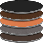 Oak Street RT30RND - Retro Table Top, round, 30