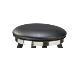 Oak Street SL1117TOP - Bar Stool Seat Only, backless, button top, vinyl, color to be specified