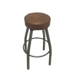 Oak Street SL2132-CCS-BUC - Swivel Bar Stool, upholstered seat, buckskin vinyl