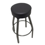 Oak Street SL2132-CCS-ESP - Swivel Bar Stool, upholstered seat, espresso vinyl