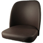 Oak Street SL2133TOP-ESP - Bar Stool Seat Only, bucket style, vinyl, espresso