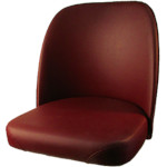Oak Street SL2133TOP-WINE - Bar Stool Seat Only, bucket style, vinyl, wine