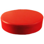 Oak Street SL3129TOP-RED - Bar Stool Seat Only, backless, XL button top, vinyl, red