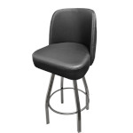 Oak Street SL8036-CCS - Swivel Bar Stool, counter height, upholstered tufted back & bucket seat